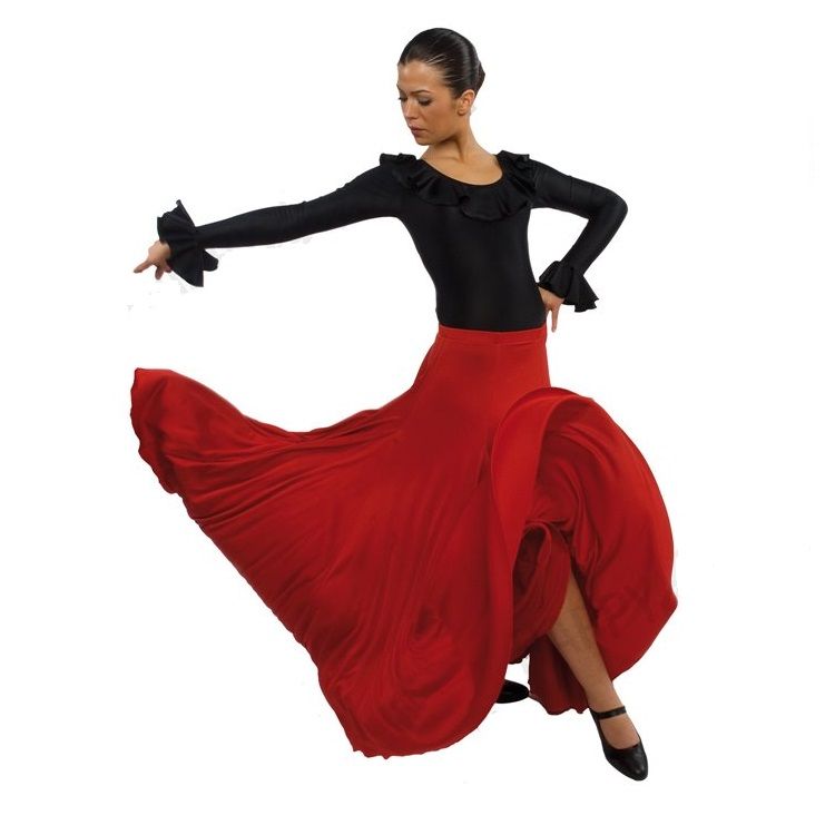 Jupe de flamenco Happy Dance EF105M - Avant scène