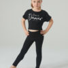 T-shirt Temps Danse AGILE I AM Junior Noir – Image 3