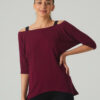 T-Shirt Temps Danse GENOVA Bordeaux