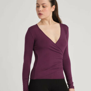 Cache-cœur Temps Danse BABSIE Black Cherry