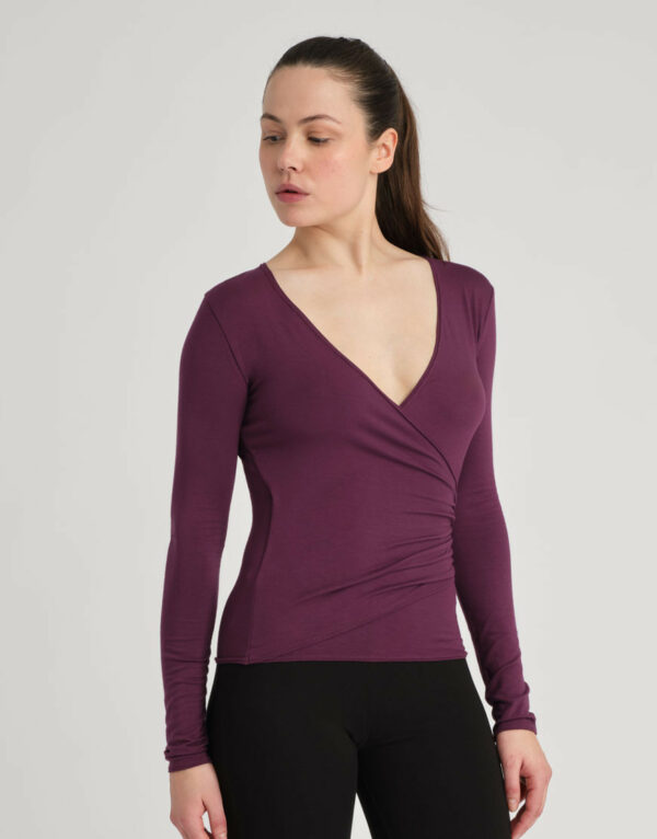 Cache-cœur Temps Danse BABSIE Black Cherry