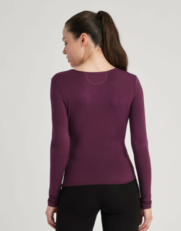 Cache-cœur Temps Danse BABSIE Black Cherry – Image 2