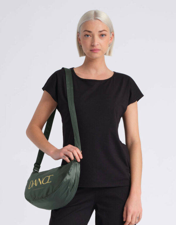 Sac Demi-Lune Temps Danse SAKURA Dark Kaki – Image 3