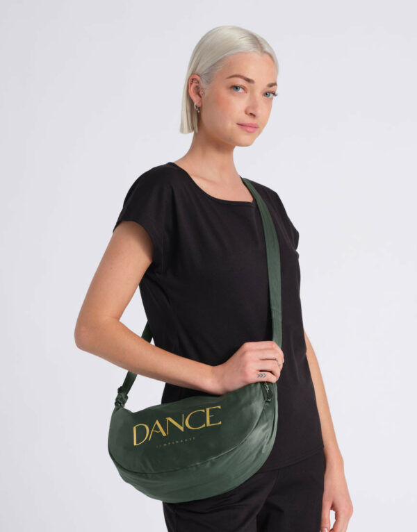 Sac Demi-Lune Temps Danse SAKURA Dark Kaki – Image 2