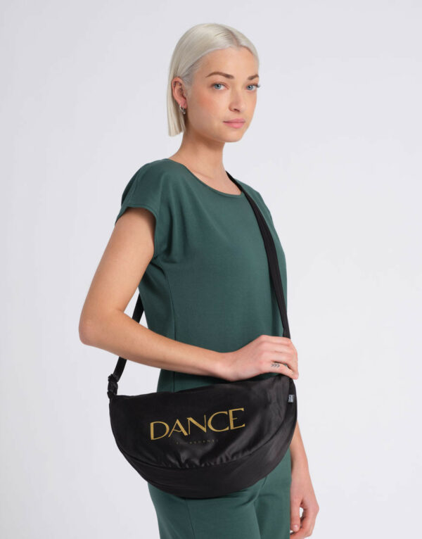 Sac Demi-Lune Temps Danse SAKURA Noir – Image 2