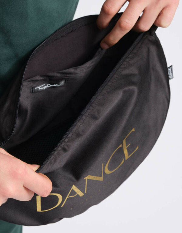 Sac Demi-Lune Temps Danse SAKURA Noir – Image 3