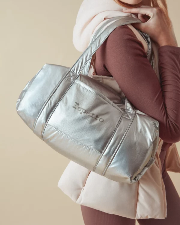 Sac Polochon Repetto MEDIUM B0232NC Argent