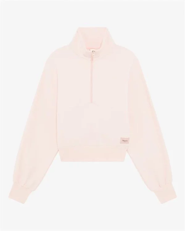 Sweat zippé Repetto S0724 Rose Craie – Image 3