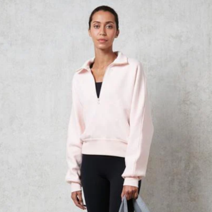 Sweat zippé Repetto S0724 Rose Craie