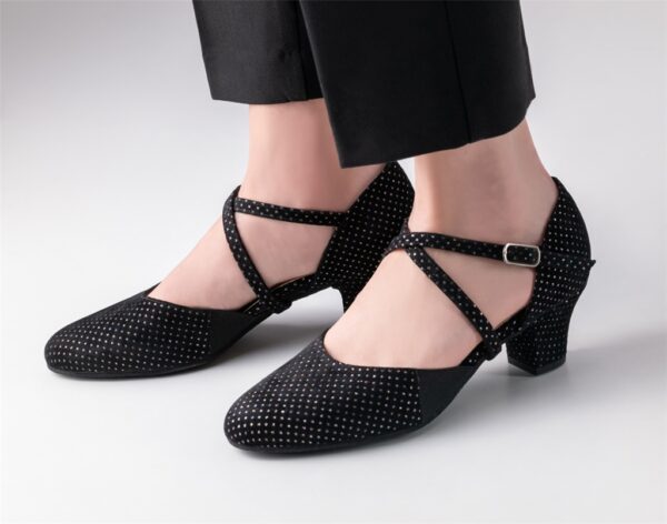 Chaussures Werner Kern RONJA Brocart Noir – Image 5