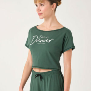 T-shirt Temps Danse AGILE I AM Cactus - Femme